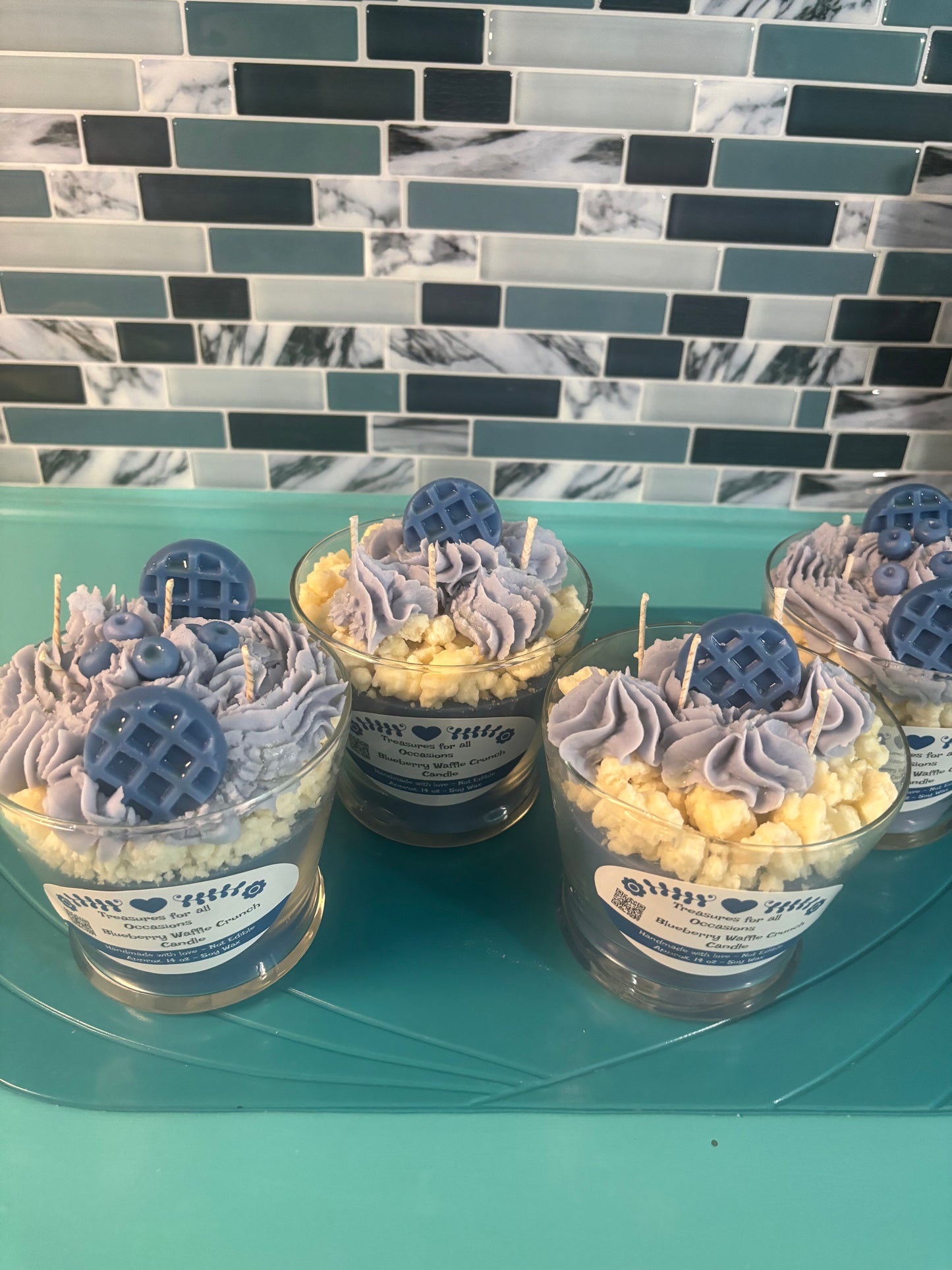Blueberry Dessert Candles