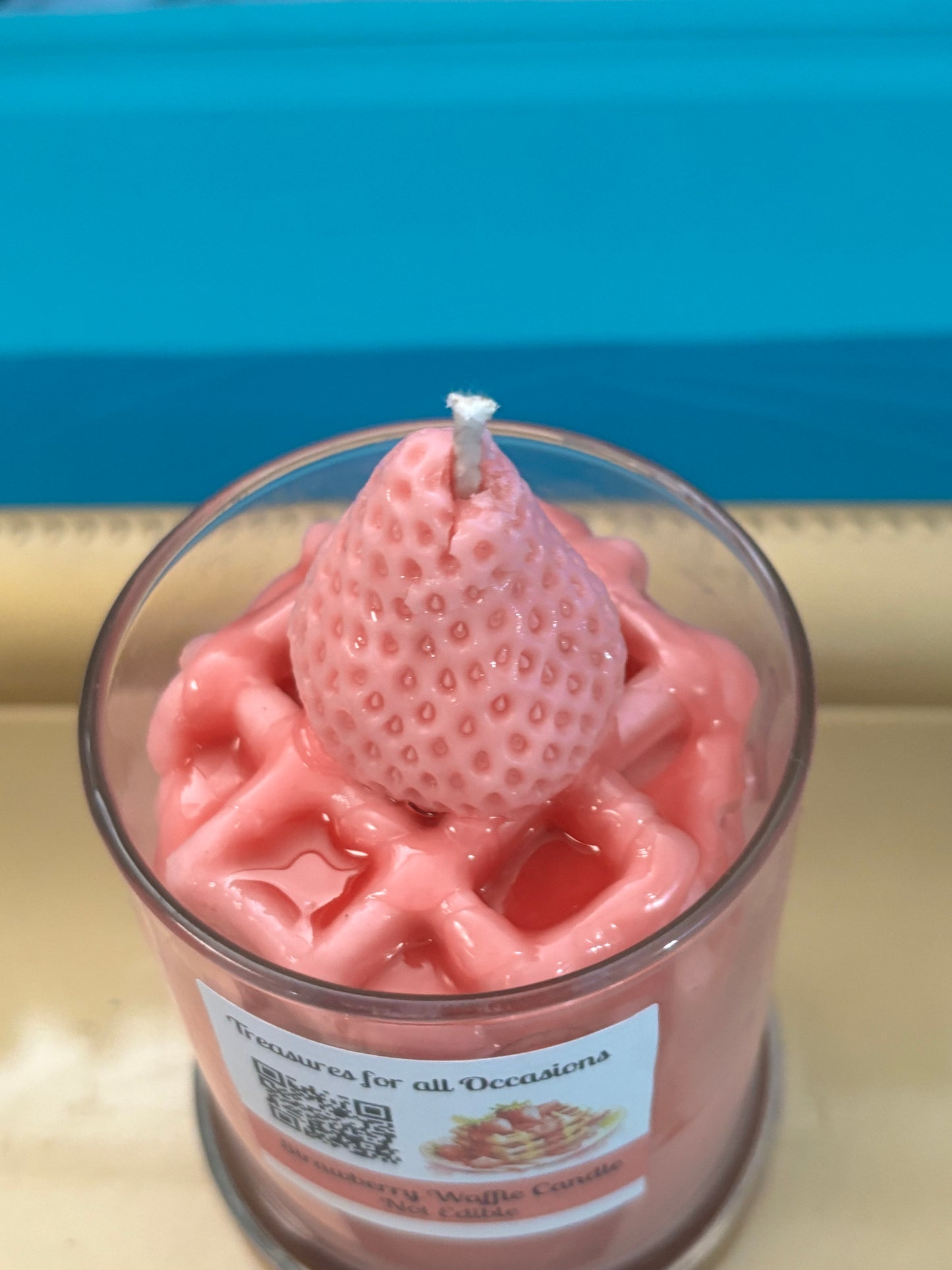 Strawberry Glazed Waffle Candle
