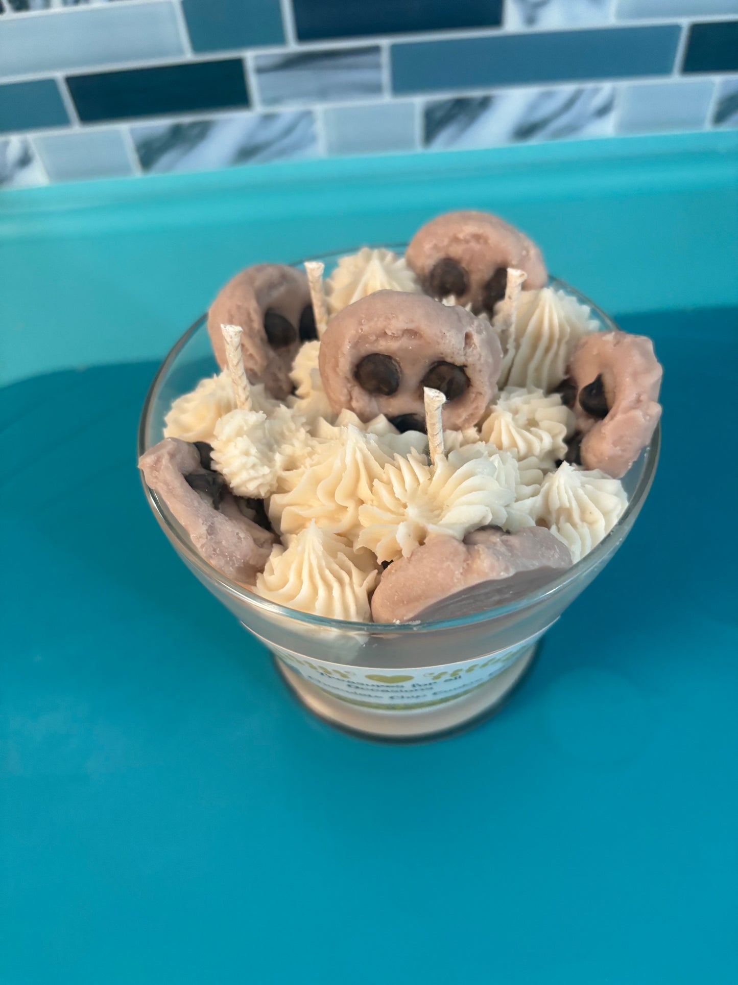 Chocolate Chip Cookies Dessert Candle