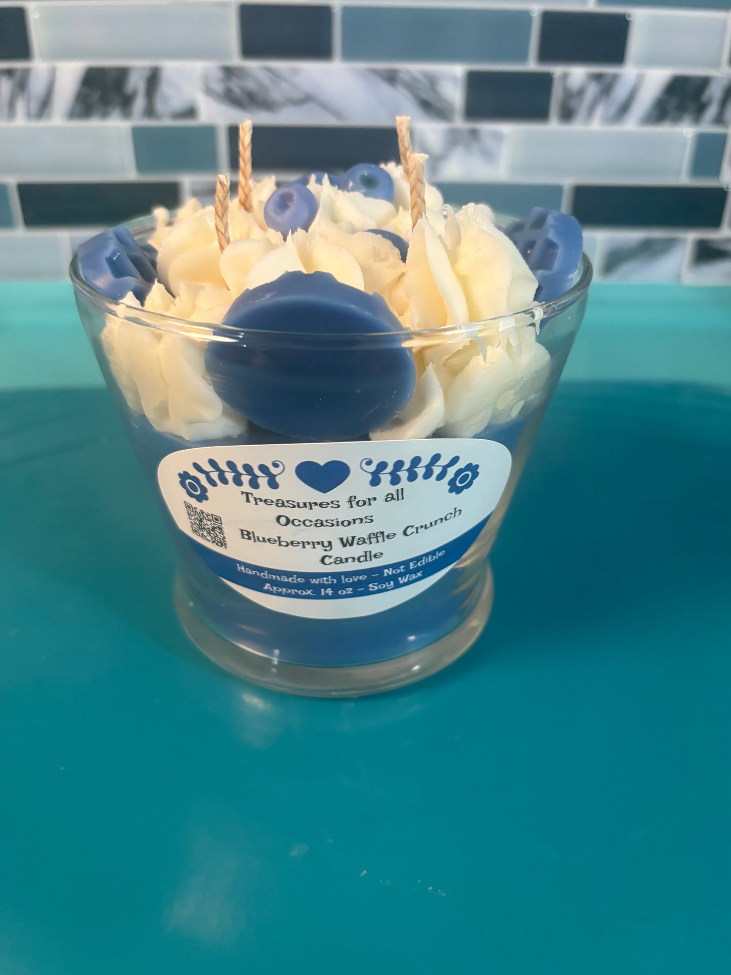 Blueberry Dessert Candles
