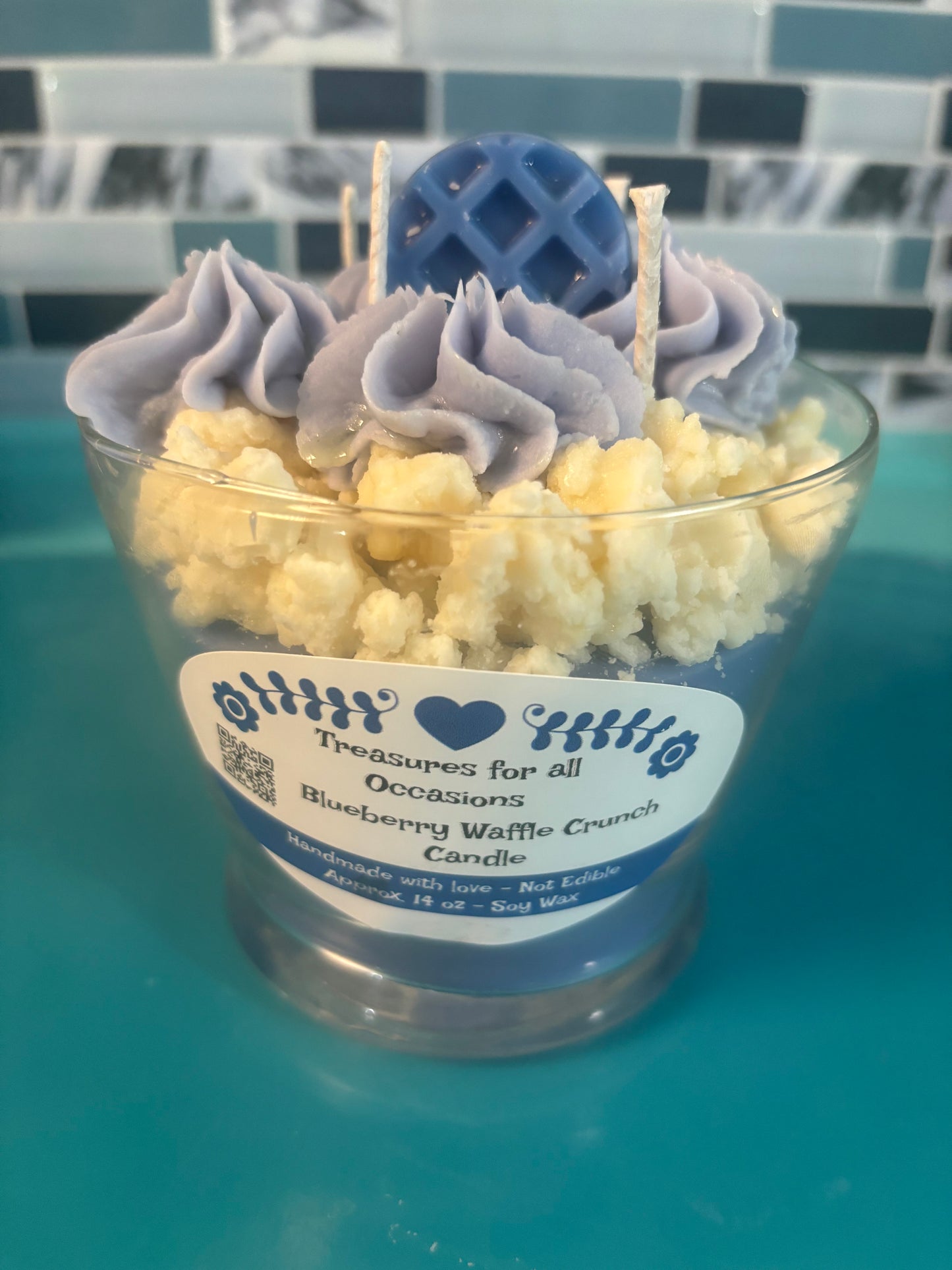 Blueberry Dessert Candles