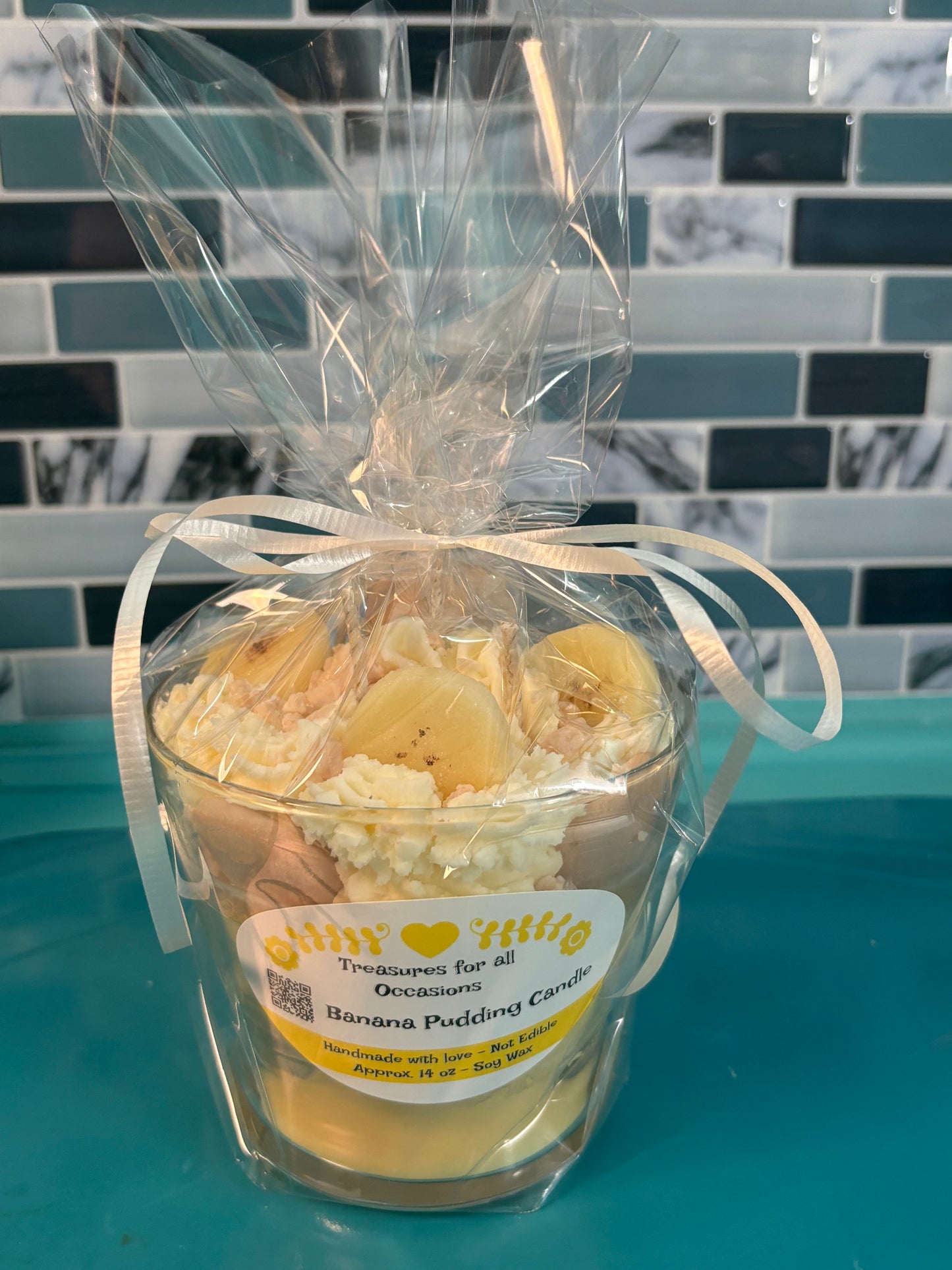 Banana Pudding Dessert Candle