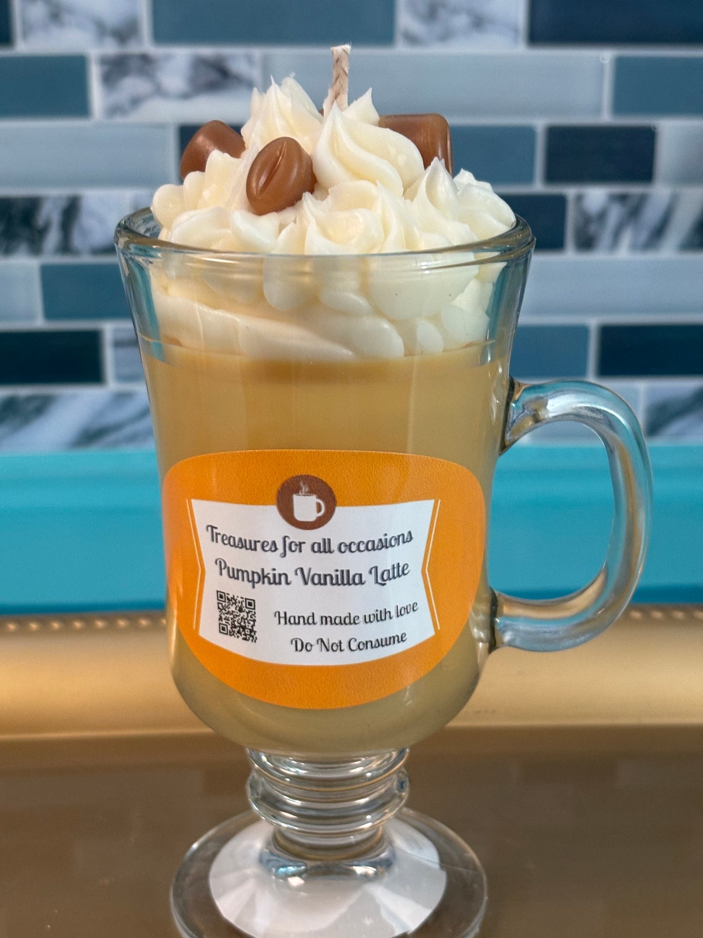 Pumpkin Vanilla Latte Candle