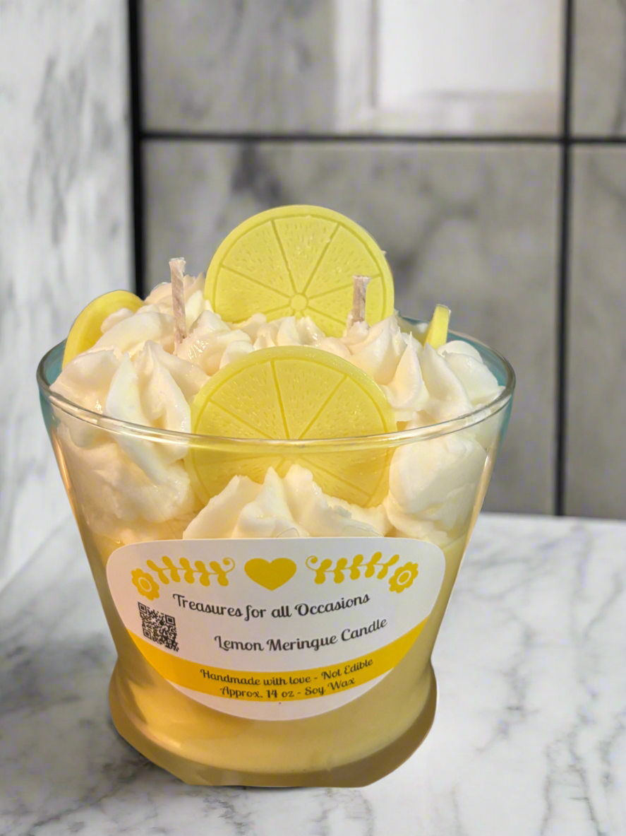 Lemon Meringue Candle