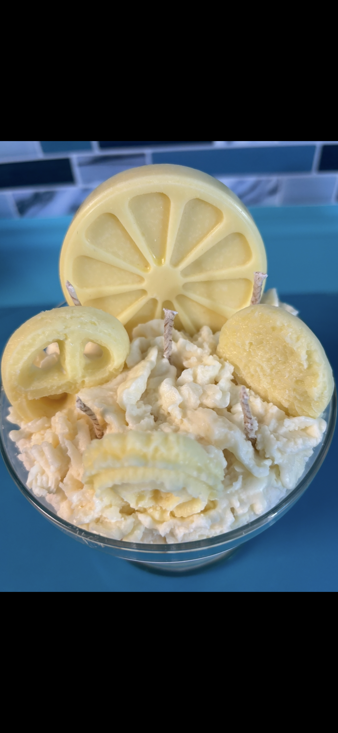 Lemon Cookie Dessert Candle