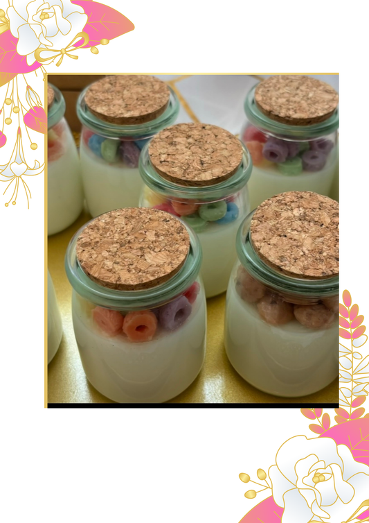 Cereal jug candles