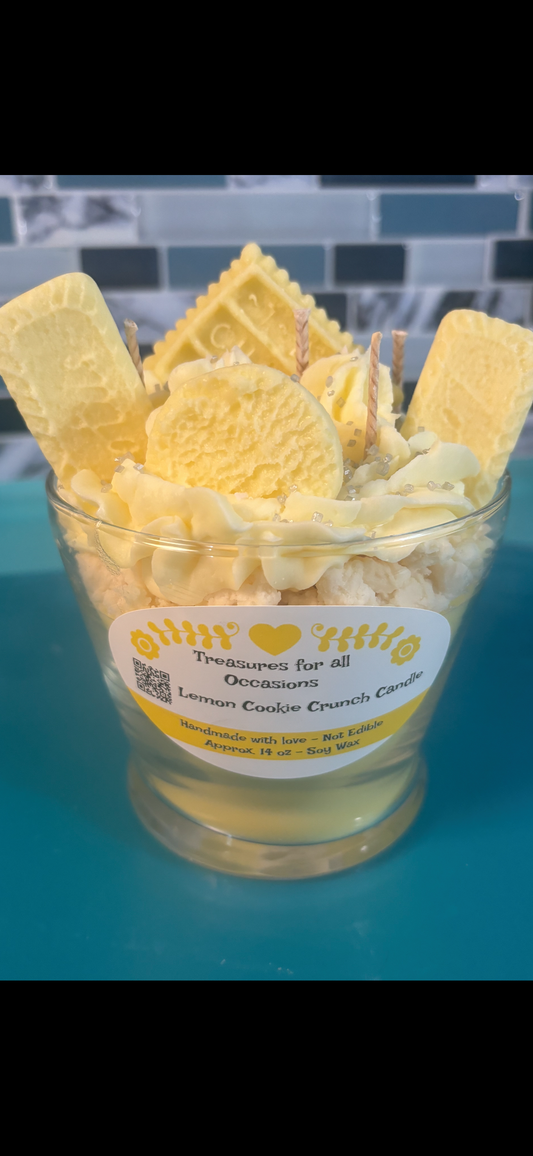 Lemon Cookie Dessert Candle