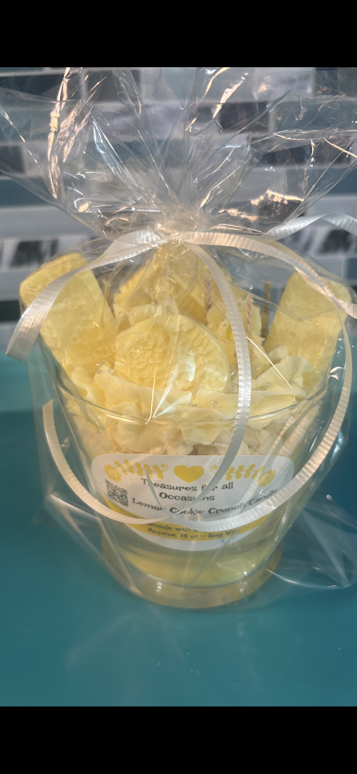 Lemon Cookie Dessert Candle