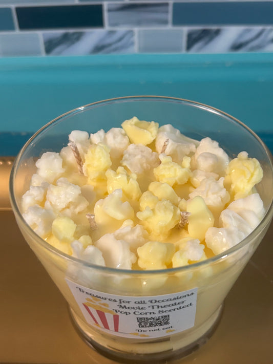 Movie Theater Popcorn Candles